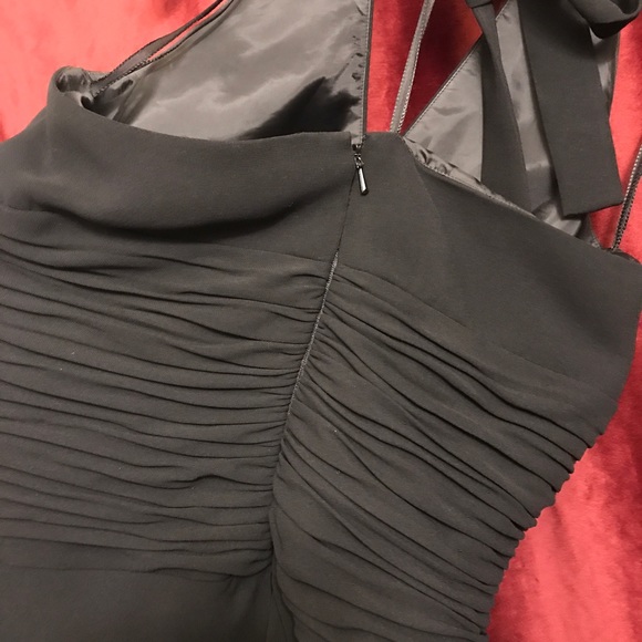 ⭐️3 for $29 VTG Jones NY Sexy Halter Black Midi Dress NWT - Picture 6 of 7